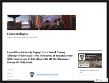Tablet Screenshot of concertologist.com